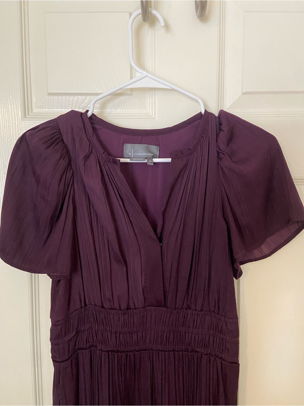 Anthropologie Somerset Silk/Satin Maxi Dress - Picture 5 of 6